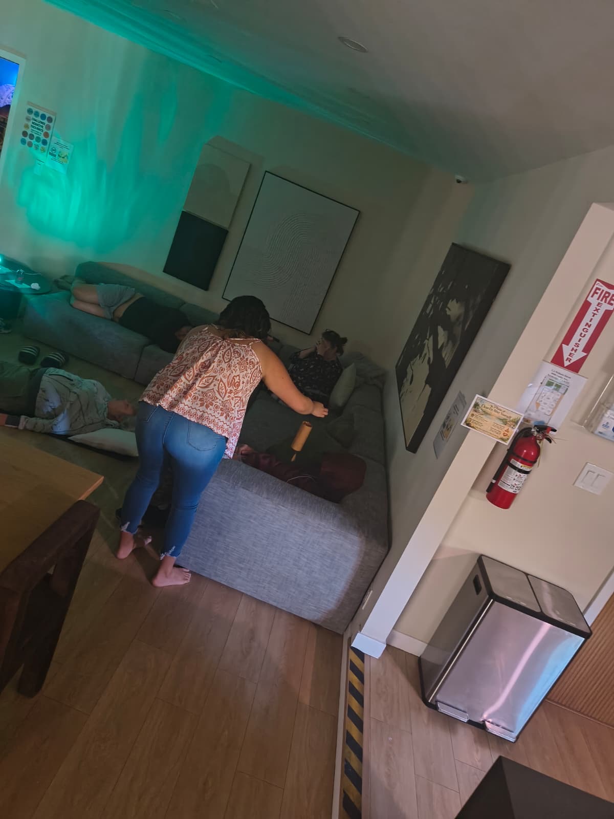 Sound healing and relaxation in the Wellness Haven community lounge